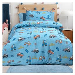 Σετ Μονά Factory Art 6216 Γαλάζιο 170x260cm Beauty Home