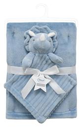 Κουβέρτα Αγκαλιάς & Λίκνου Bebe με Ζωάκι 75x100εκ. 2τμχ Dimcol