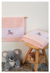 Σετ Βρεφικές Πετσέτες 2τμχ Ροζ Βάρους 400gr/m² Dimcol