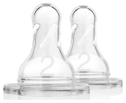 Dr. Brown's Θηλές Σιλικόνης για 3m+ 2τμχ - Dr Browns