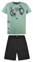 Παιδική Πιτζάμα Καλοκαιρινή Πράσινη Energiers