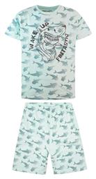 Παιδική Πιτζάμα Καλοκαιρινή Τιρκουάζ Energiers