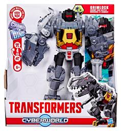 Φιγούρα Δράσης Changes to Dino: Cyberworld Transformers Chomp & Battle Grimlock για 6+ Ετών 22.5εκ. Hasbro