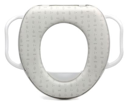 Παιδικό Κάθισμα Τουαλέτας με Εύκαμπτη Επιφάνεια Γκρι Kiokids