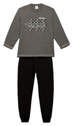 Παιδική Πιτζάμα Χειμωνιάτικη Γκρι Hacker Minerva