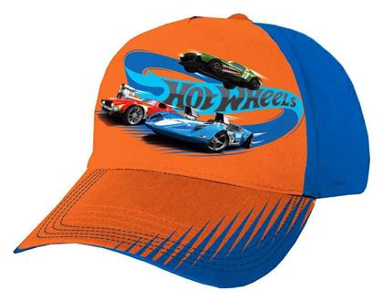 Παιδικό Καπέλο Jockey Υφασμάτινο Wheels Πορτοκαλί