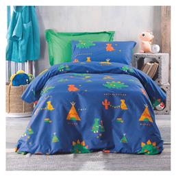 Σετ Ημίδιπλα Tobias Μπλε 160x260cm Rythmos