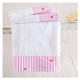Σετ Βρεφικές Πετσέτες 3τμχ Young Heart 70x140cm Βάρους 500gr/m² Rythmos