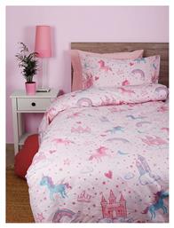 Σετ Μονά Feelings 36 Ροζ 165x270cm Sunshine