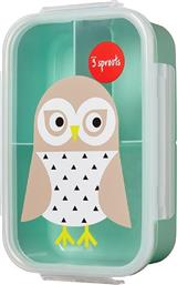 3 Sprouts Bento Box Πλαστικό Παιδικό Δοχείο Φαγητού Owl Μ21.6 x Π14 x Υ6.4cm από το Plus4u