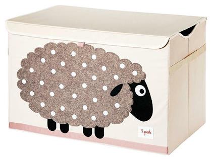3 Sprouts Πτυσσόμενο Παιδικό Κουτί Αποθήκευσης από Ύφασμα Sheep Καφέ 61x37x38cm από το Plus4u