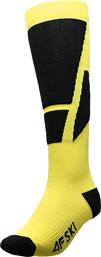 4F Fnk Ανδρικές Κάλτσες Σκι & Snowboard Κίτρινες 1 Ζεύγος