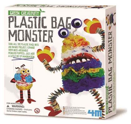 4M Πλαστική Κατασκευή Παιχνίδι Plastic Bag Monster από το GreekBooks