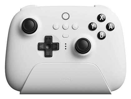 Ultimate with Charging Dock Ασύρματο Gamepad για Android / PC Λευκό 8Bitdo από το e-shop