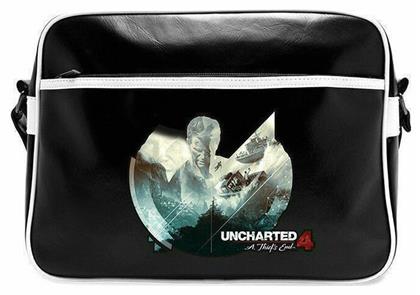 Uncharted 4 Adventure Vinyl Παιδική Τσάντα Ώμου Μαύρη Abysse