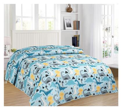 Παιδικό Κουβερλί Μονό 5010 Γαλάζιο 160x220εκ. Adam Home