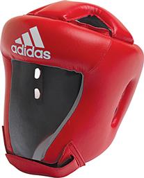 Adidas Adistar ADIBH04 Κάσκα Πυγμαχίας Ενηλίκων Aνοιχτού Τύπου Δερμάτινη Κόκκινη από το Plus4u
