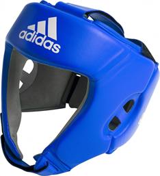 Adidas AIBAH1 Κάσκα Πυγμαχίας Ενηλίκων Aνοιχτού Τύπου Δερμάτινη Μπλε