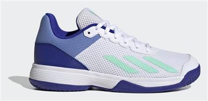 Αθλητικά Παιδικά Παπούτσια Τέννις Courtflash Cloud White / Pulse Mint / Lucid Blue Adidas