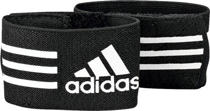 Adidas Δέστρες Καλαμίδων Ποδοσφαίρου Σετ 2τμχ Μαύρες Ankle Straps από το Cosmos Sport