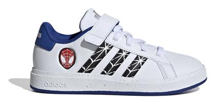 adidas Grand Court Παιδικά Sneakers Cloud White / Core Black / Royal Blue - Adidas