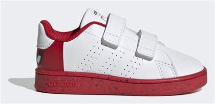 Παιδικά Sneakers Marvel Advantage Hook Loop με Σκρατς Λευκά Adidas από το SerafinoShoes