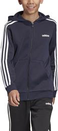 Adidas Παιδική Ζακέτα Βαμβακερή με Κουκούλα για Αγόρι Navy Μπλε Sport Inspired Essentials