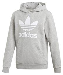 Παιδικό Φούτερ με Κουκούλα και Τσέπες Γκρι Trefoil Adidas