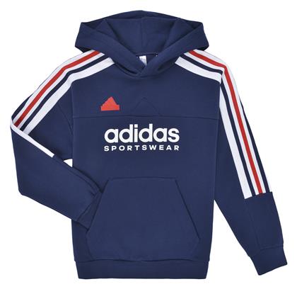 Παιδικό Φούτερ με Κουκούλα και Τσέπες Navy Μπλε Adidas