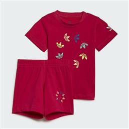 Adidas Παιδικό Σετ με Σορτς Καλοκαιρινό για Αγόρι 2τμχ Ροζ