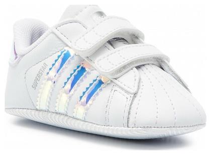 adidas Βρεφικά Sneakers Αγκαλιάς Λευκά Superstar - Adidas