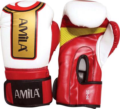 Amila Γάντια Πυγμαχίας από Συνθετικό Δέρμα για Αγώνα Πολύχρωμα από το Shop365