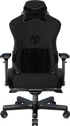 Anda Seat AD12XLLA T-Pro II Υφασμάτινη Καρέκλα Gaming με Ρυθμιζόμενα Μπράτσα Μαύρη