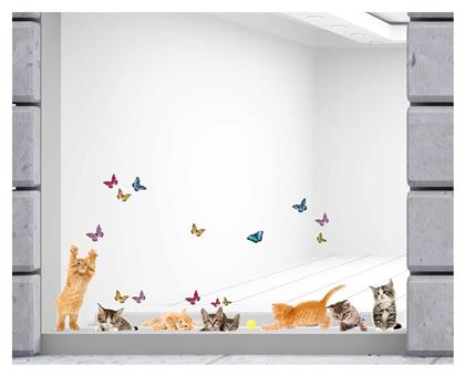 Ango Παιδικό Διακοσμητικό Αυτοκόλλητο Τζαμιού Cats 22τμχ από το 24home