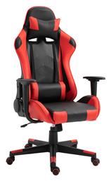 ArteLibre Navan Καρέκλα Gaming Δερματίνης με Ρυθμιζόμενα Μπράτσα Κόκκινο/Μαύρο από το Esmarket