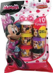 As Company Minnie Σετ 10 Βαζάκια Πλαστελίνης σε Σακουλάκι από το Moustakas Toys