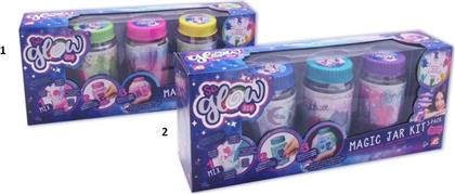 As Company So Glow Magic Jar Kit 3-Pack (2 Σχέδια) από το Moustakas Toys