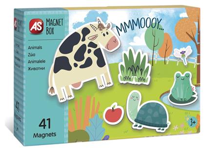 AS Μαγνητικό Παιχνίδι Κατασκευών Box Animals για Παιδιά 3+ Ετών από το Moustakas Toys