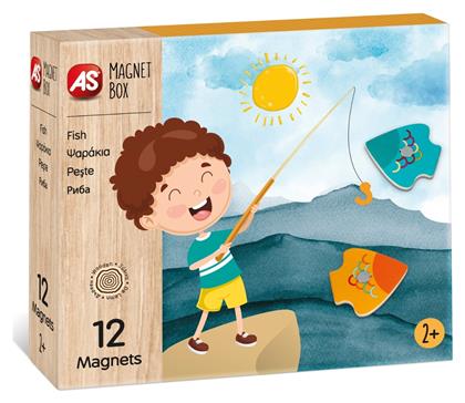 AS Μαγνητικό Παιχνίδι Κατασκευών Box Fish για Παιδιά 3+ Ετών