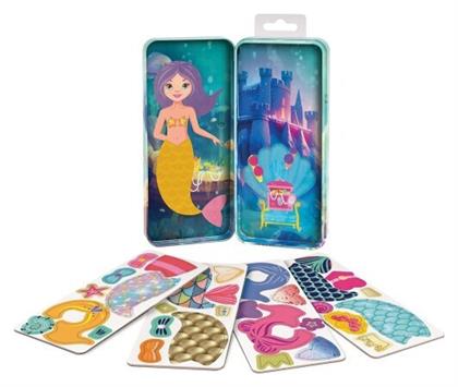 Μαγνητικό Παιχνίδι Κατασκευών Magnet Box Tins : Mermaid Princess AS