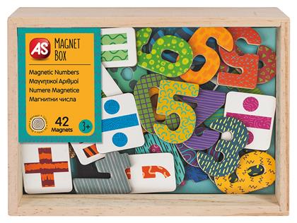 AS Μαγνητικό Παιχνίδι Κατασκευών Wooden Numbers για Παιδιά 3+ Ετών από το Moustakas Toys
