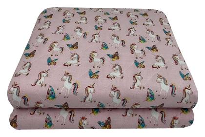 Παιδικό Κουβερλί Μονό Ροζ 160x250εκ. Astron Italy