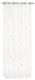 Παιδική Κουρτίνα Gold Stars με Τρουκς White 140x250εκ. Atmosphera