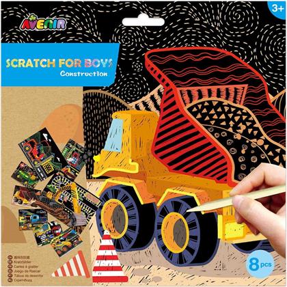 Avenir Ζωγραφική Scratch Construction για Παιδιά 3+ Ετών από το Spitishop