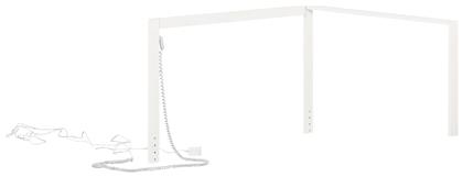 Αξεσουάρ Κρεβατιού Σταντ Φωτισμού Nest Λευκό 102.5x97x85cm