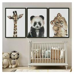 Baby Animals, σε Καμβά, Gallery Wall, 3 Τεμάχια - Houseart