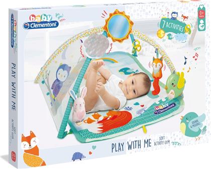 Baby Clementoni Γυμναστήριο Δραστηριοτήτων Play With Me για Νεογέννητα (MxΥ) 60x41cm από το Public