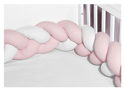 Πάντα Πλεξούδα Εσωτερική Λευκή-ροζ 20x200cm Baby Oliver