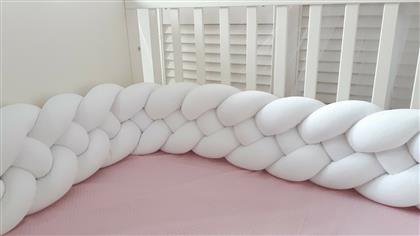 Πάντα Πλεξούδα White 24x200cm Baby Oliver από το Spitishop