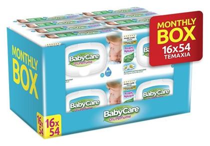 Μωρομάντηλα χωρίς Άρωμα με Χαμομήλι 16x54τμχ BabyCare